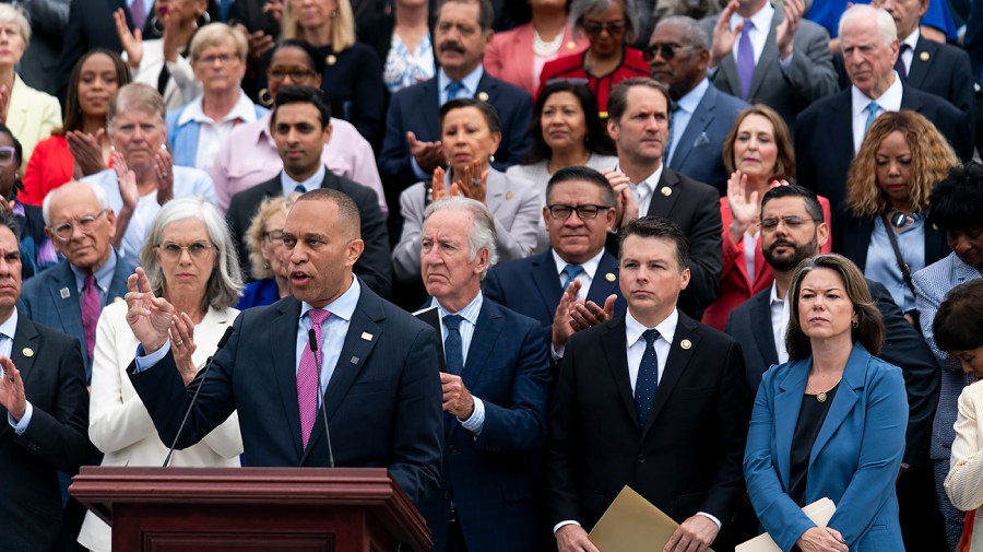 Jeffries stalls final vote on Trump megabill with marathon floor speech