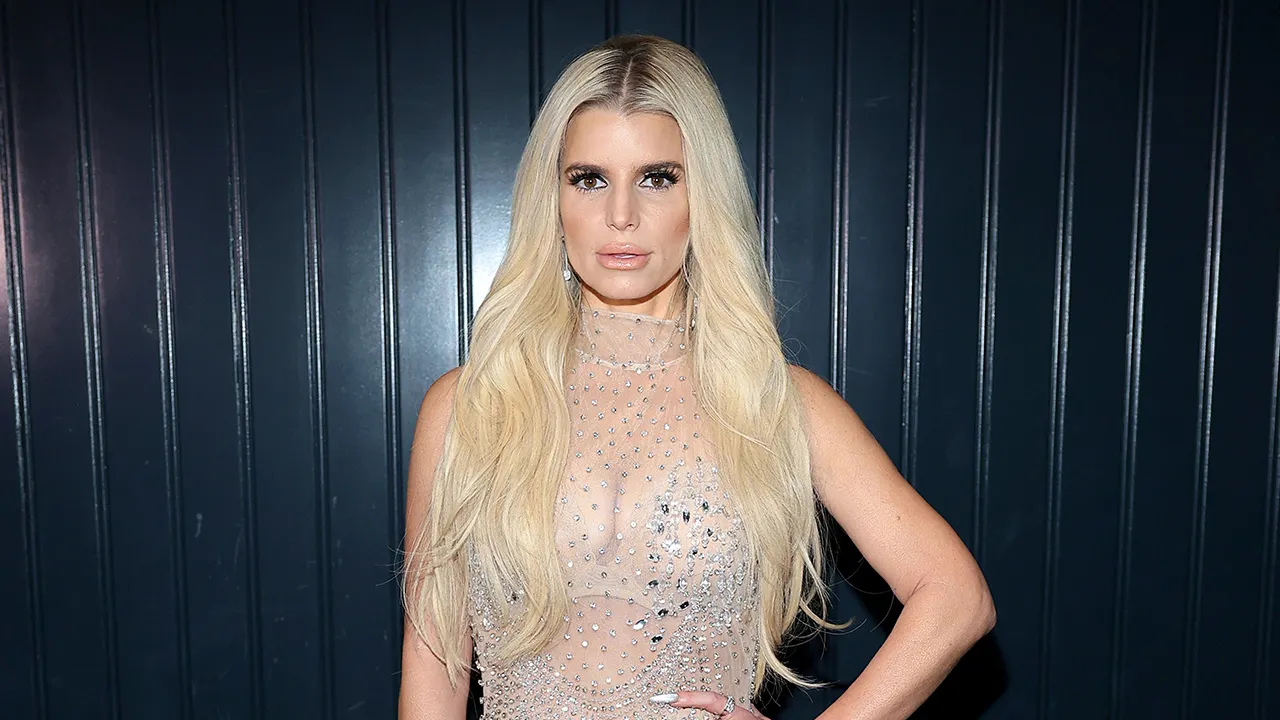 Jessica Simpson marks her special 45th birthday in a dazzling sheer dress