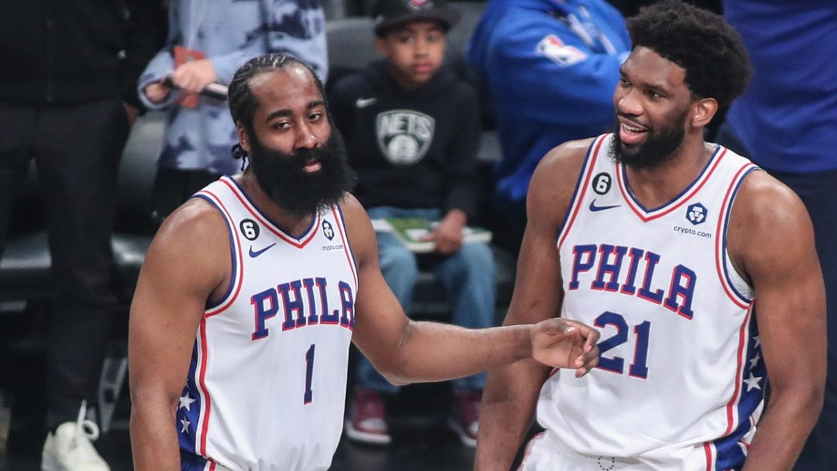 Joel Embiid has stopped communicating with his former 76ers teammate James Harden.