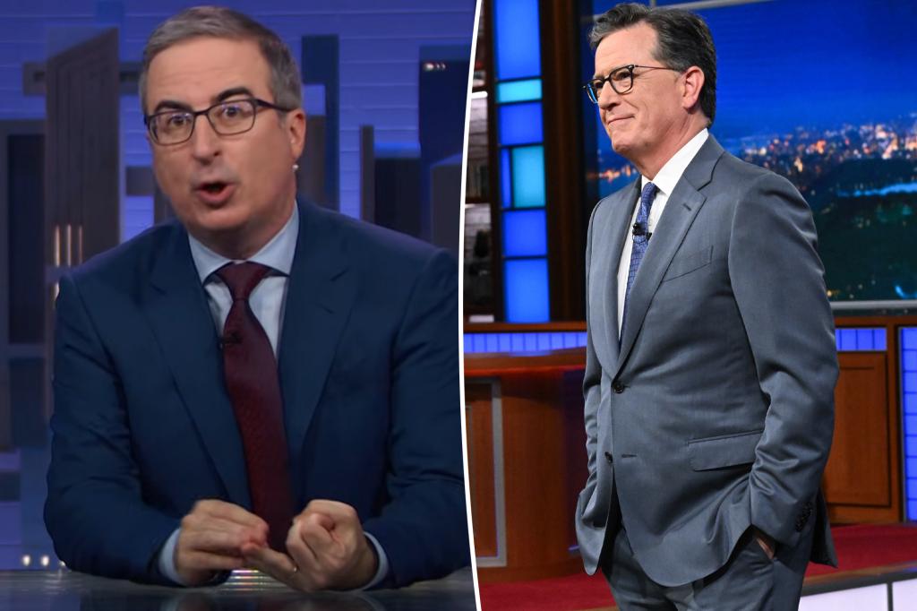 John Oliver responds to the cancellation of 'Late Show with Stephen Colbert'