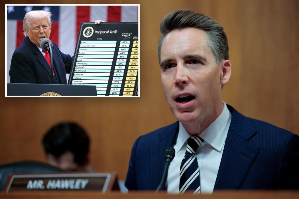 Josh Hawley's proposal would provide $600 to millions of Americans funded by tariff income.