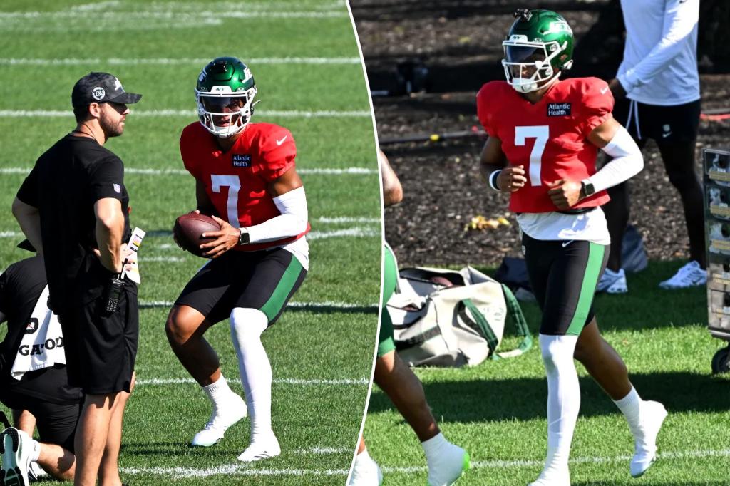 Justin Fields experiences recent setback with Jets following toe injury