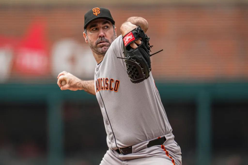 Justin Verlander earns his initial victory of 2025 following the Giants' remarkable losing streak.