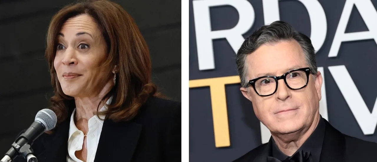 Kamala Harris Will Have Her First Interview After the Election with Late Night Host Stephen Colbert, Who Is About to Be Canceled