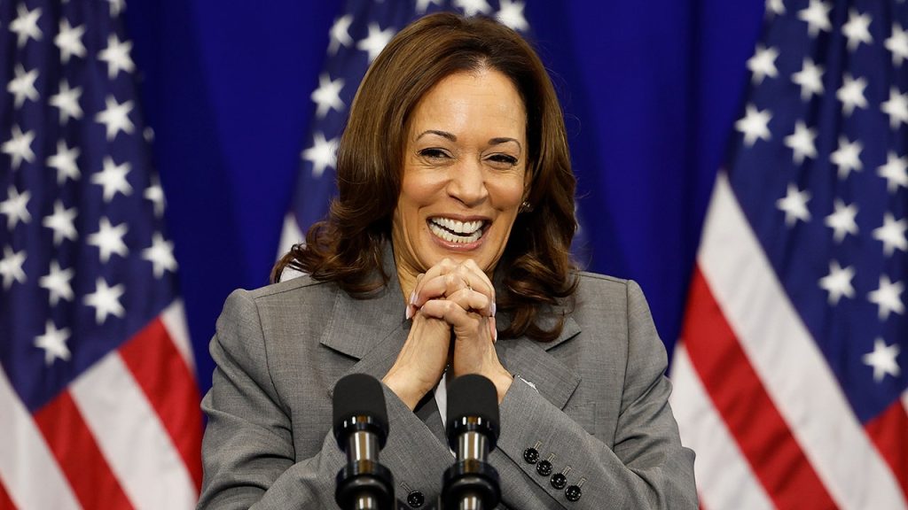 Kamala Harris ridiculed for celebrating her presidential campaign anniversary
