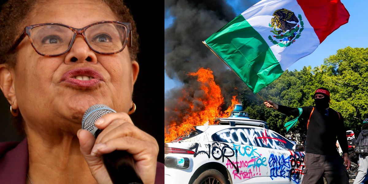 Karen Bass claims the LA anti-ICE riots occurred differently than reported by the media.
