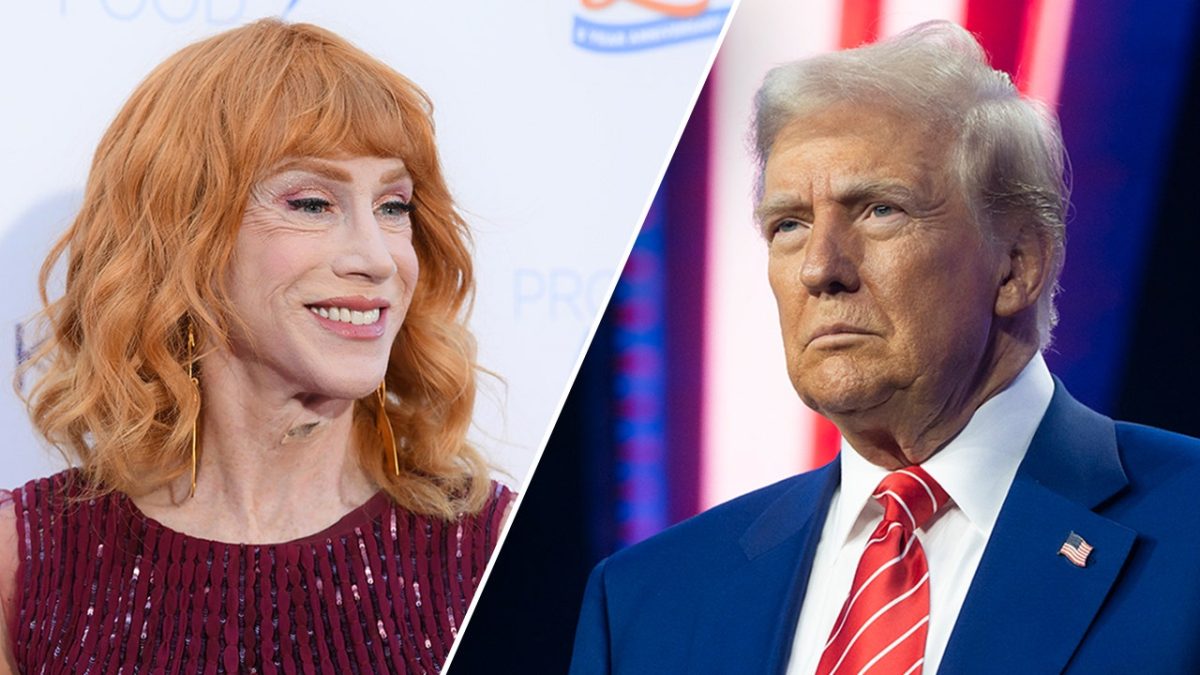 Kathy Griffin questions Trump's chances in the 2024 election despite being called paranoid.
