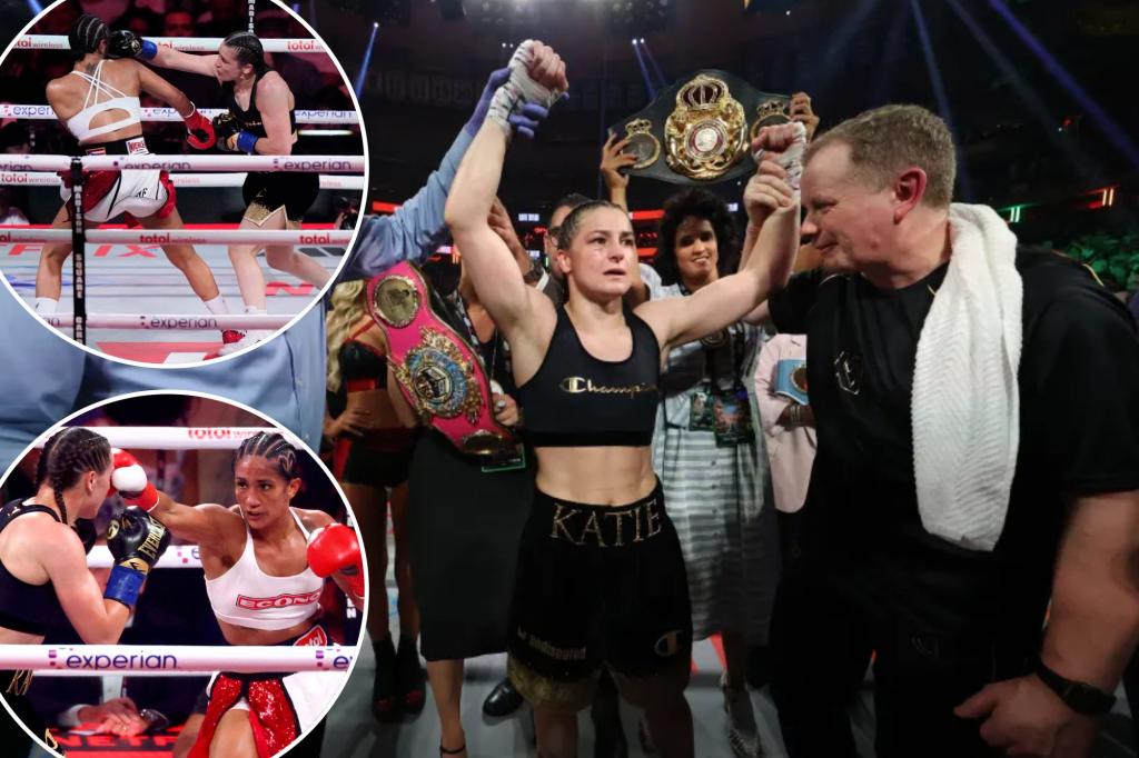 Katie Taylor dispels concerns about her rivalry with a victory over Amanda Serrano.