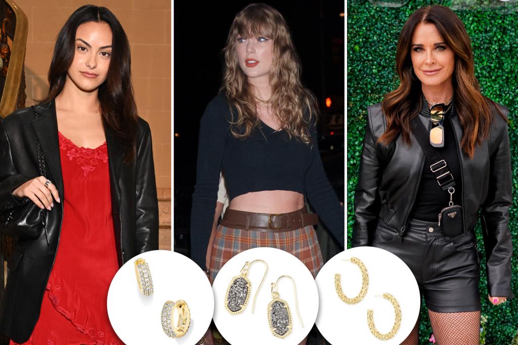 Kendra Scott earrings worn by Taylor Swift are available at a discount on Amazon.