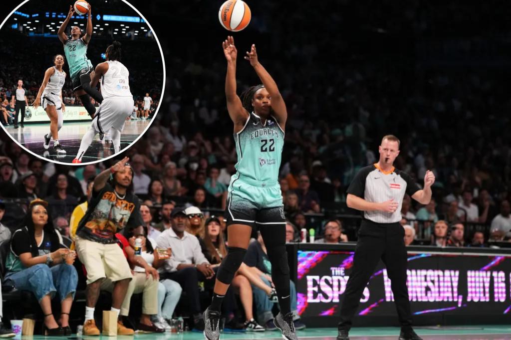 Kennedy Burke's developing scoring skills are giving Liberty an edge.