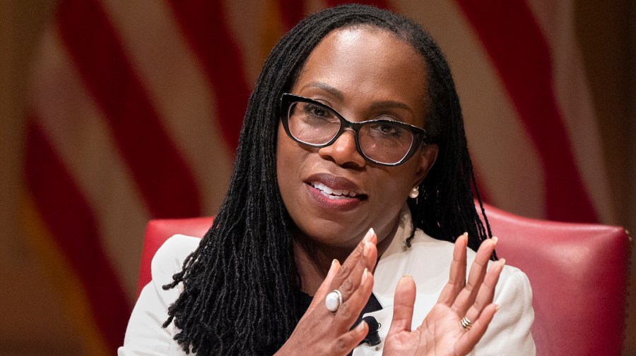 Ketanji Brown Jackson displays her independent views to the other justices