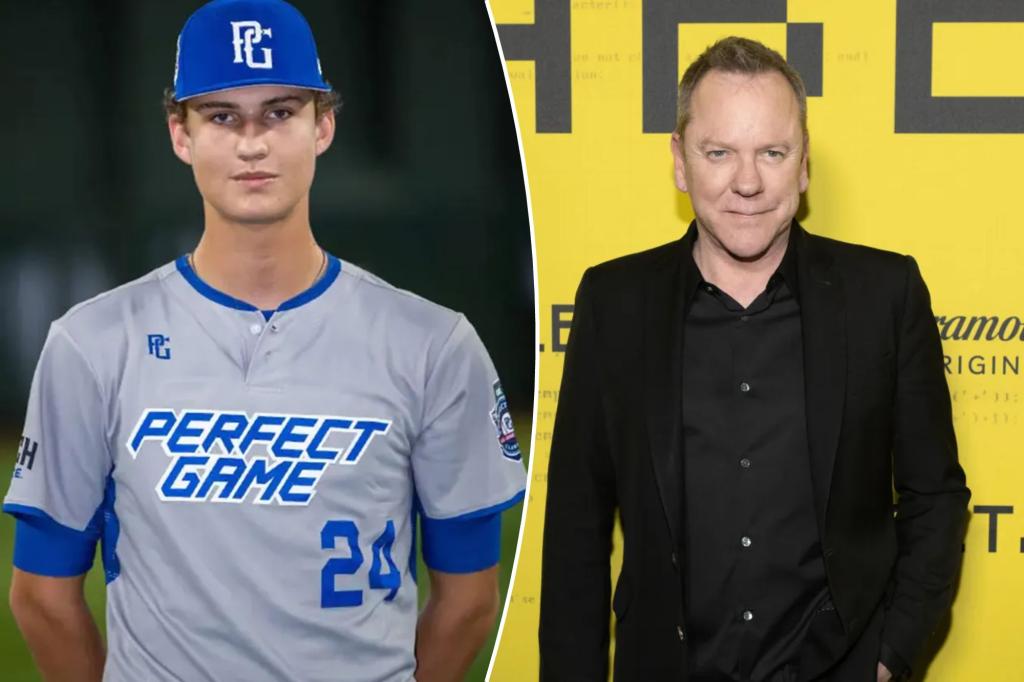 Kiefer Sutherland discusses a baseball prospect named Jack Bauer.