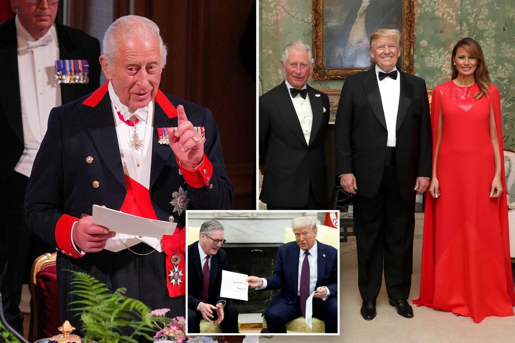 King Charles plans Trump's state visit for the UK parliament's break.