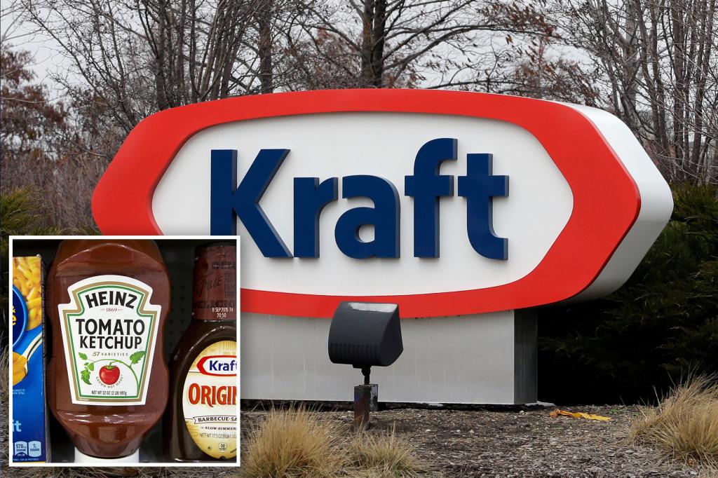 Kraft Heinz is thinking about separating due to slow sales, according to a report.