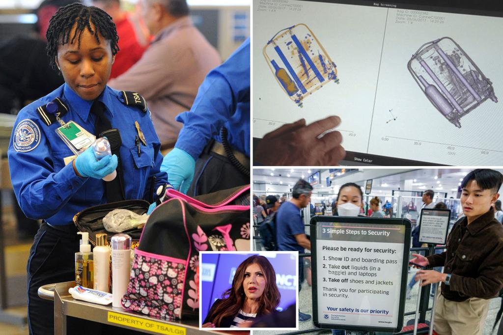 Kristi Noem suggests TSA may ease liquid rules for flights: 'Upcoming major announcement'