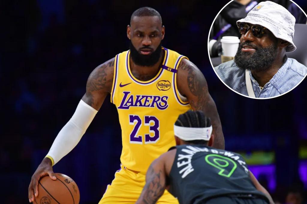 LeBron James avoids addressing his future with the Lakers