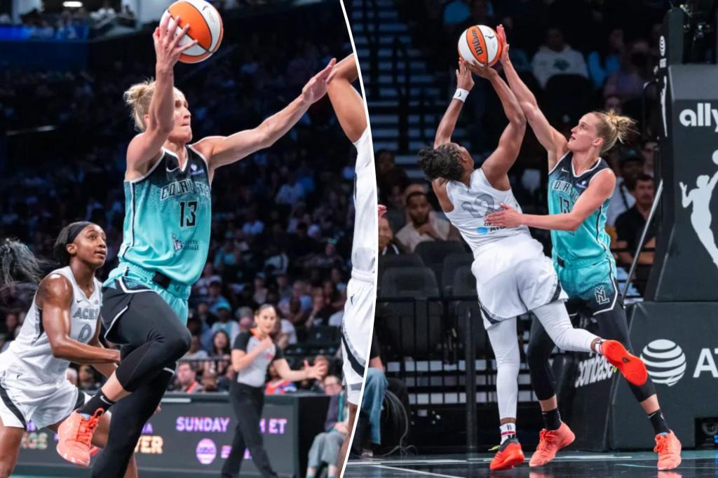 Leonie Fiebich is finally showing Liberty a part of her game they've been asking for.