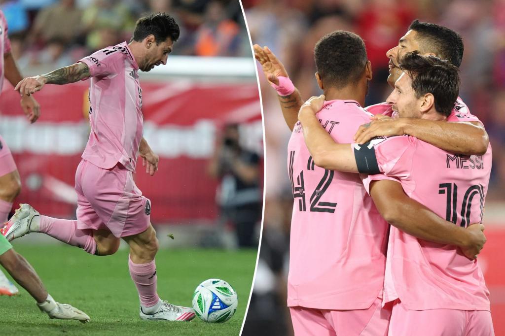 Lionel Messi scores twice to lead Miami to a strong victory against the Red Bulls