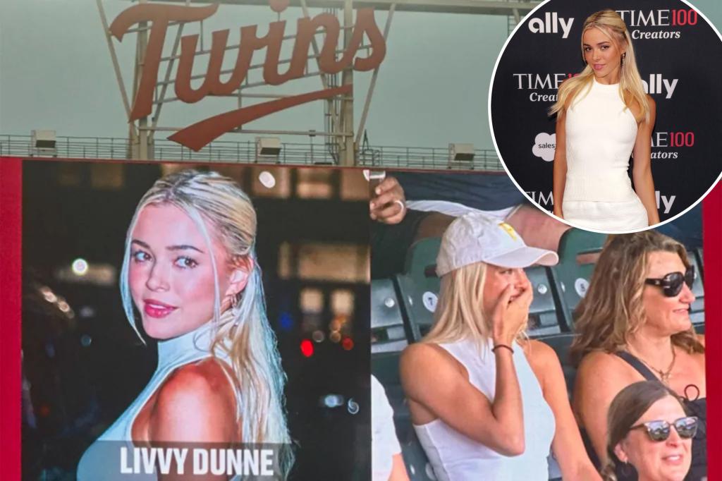 Livvy Dunne resembled a celebrity version of herself at the Twins-Pirates game