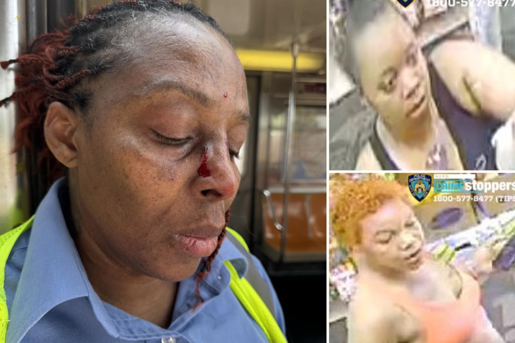 MTA employee recovering from brain surgery attacked by fare evaders at Brooklyn subway station, according to police.