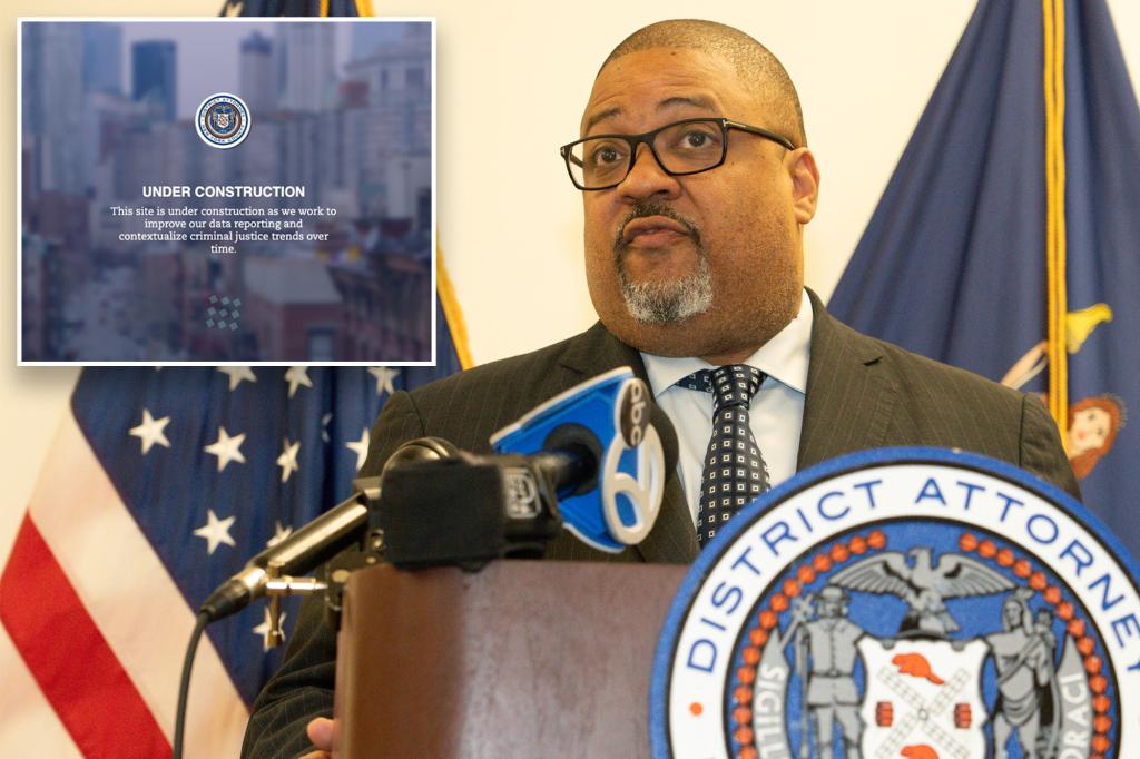 Manhattan DA Alvin Bragg discreetly removes data dashboard as convictions decline