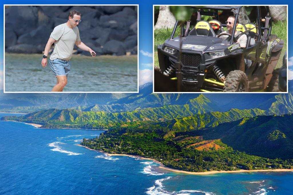 Mark Zuckerberg increases his $300 million Hawaii property by almost 1,000 acres.