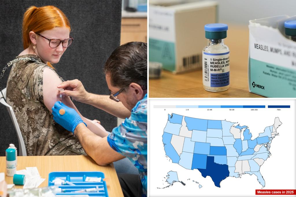 Measles cases in the US reach a 30-year peak, with close to 1,300 reported cases