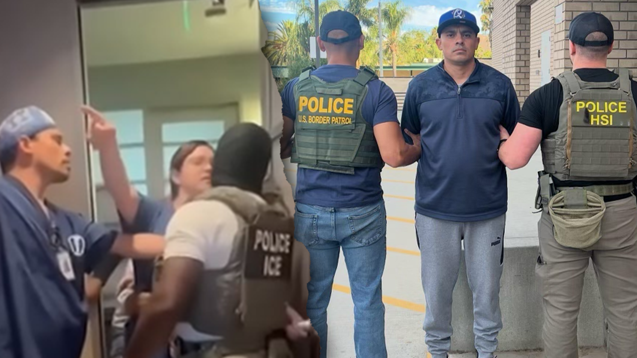 Medical personnel face charges over suspected clash during ICE arrest.