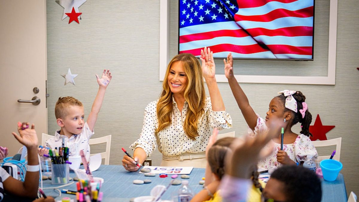 Melania Trump attends Children's Hospital for an important Independence Day occasion