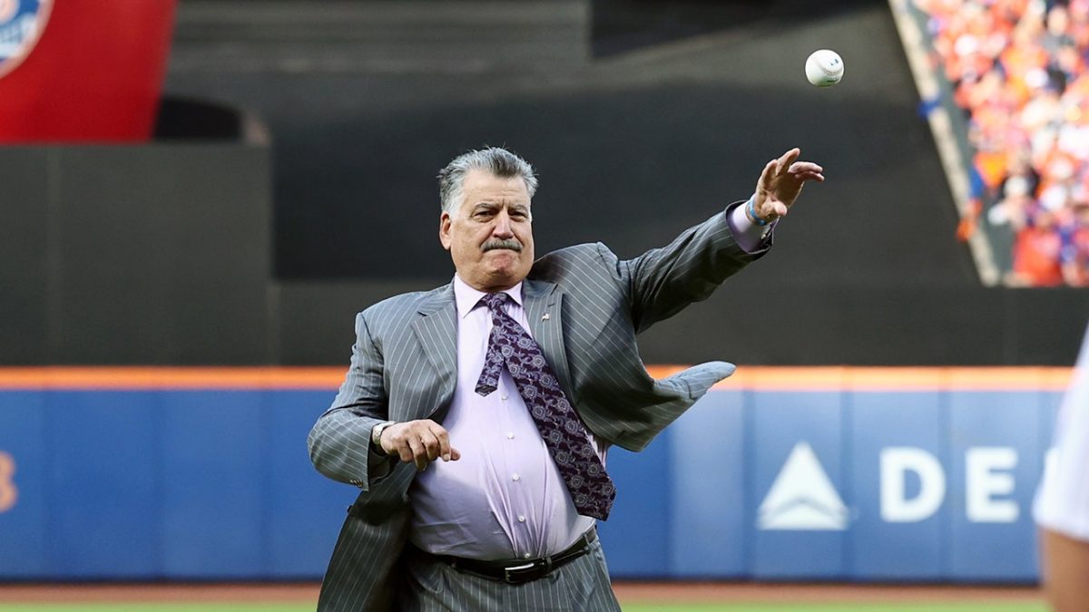Mets icon Keith Hernandez didn't notice a foul ball nearly hitting him.