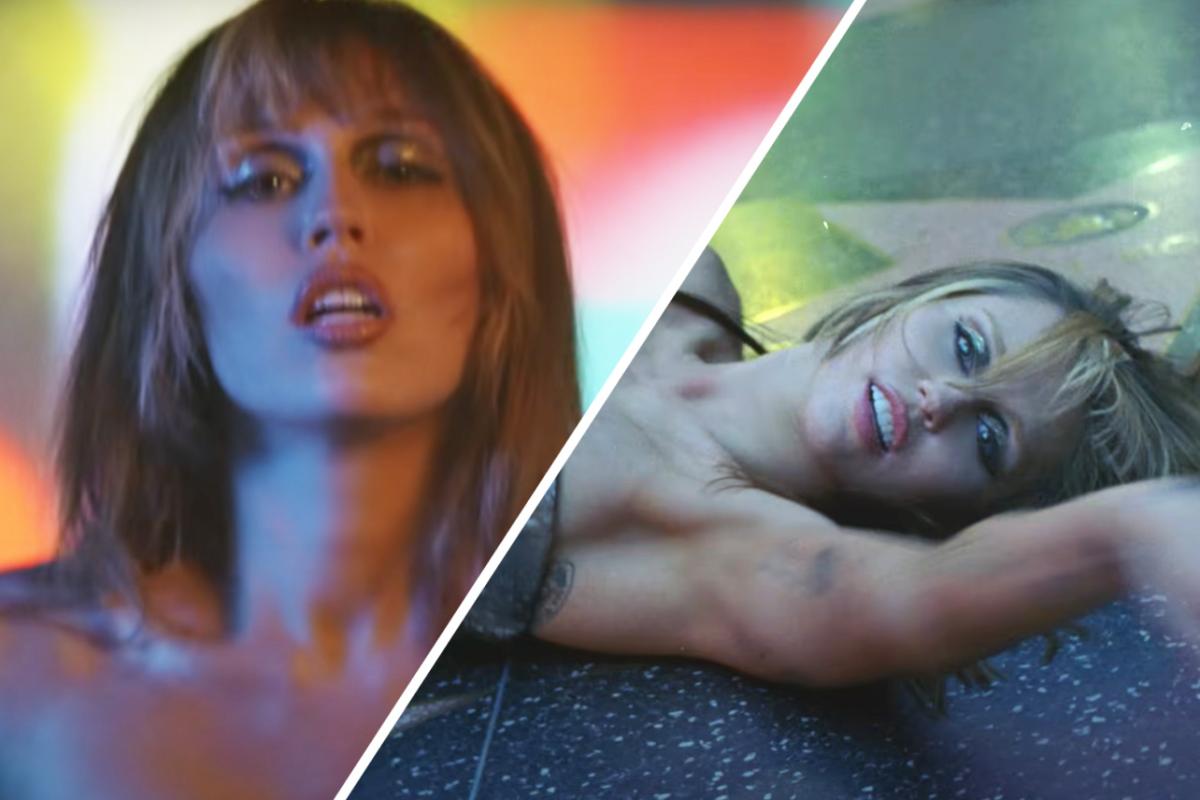 Miley Cyrus Twists and Turns on Arnold Schwarzenegger’s Hollywood Star in “Walk of Fame” Video, a Decade After Her Romance with His Son Patrick Schwarzenegger