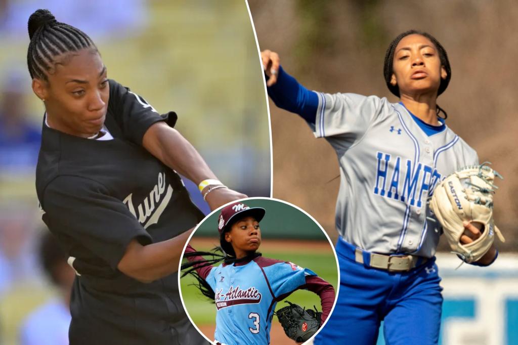 Mo'ne Davis auditioning for a women's professional baseball league