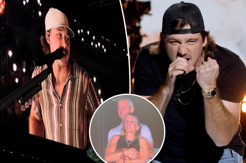 Morgan Wallen assures fans they can feel comfortable bringing their 'side chick' to his concert after the Andy Byron kiss cam incident.