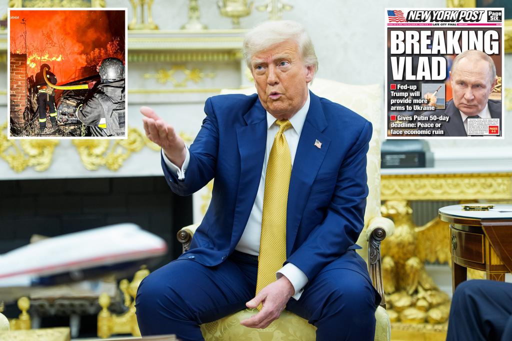 Moscow criticizes Trump's backing of Ukraine and his tariff warning to Russia as a 'dramatic ultimatum'