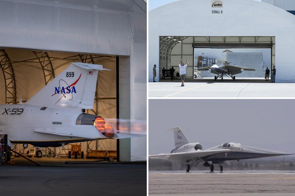 NASA's supersonic X-59 jet, which could reduce the flight time between NYC and London by half, is nearing its first flight.
