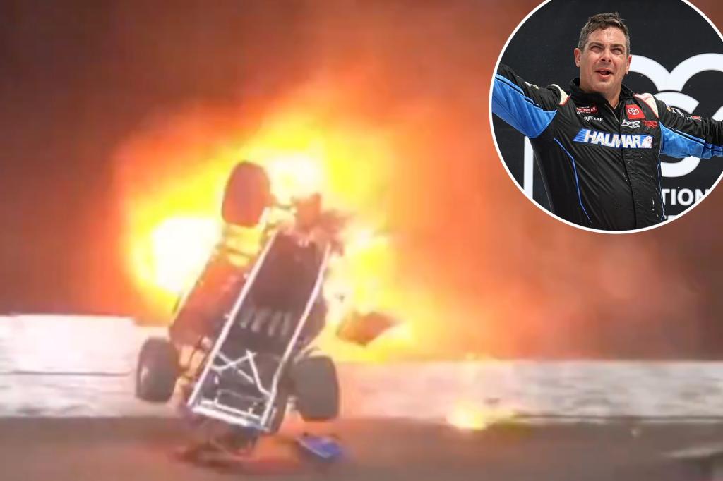 NASCAR racer Stewart Friesen admitted to hospital after dirt track accident