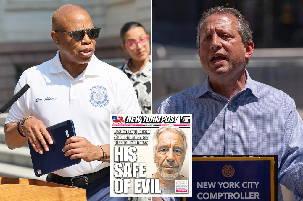 NYC Comptroller Brad Lander unexpectedly claims Mayor Adams is linked to 'Epstein files,' provoking a strong reaction from City Hall