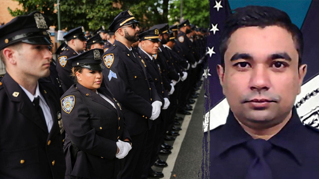 NYPD officer Didarul Islam remembered at funeral following Manhattan shooting