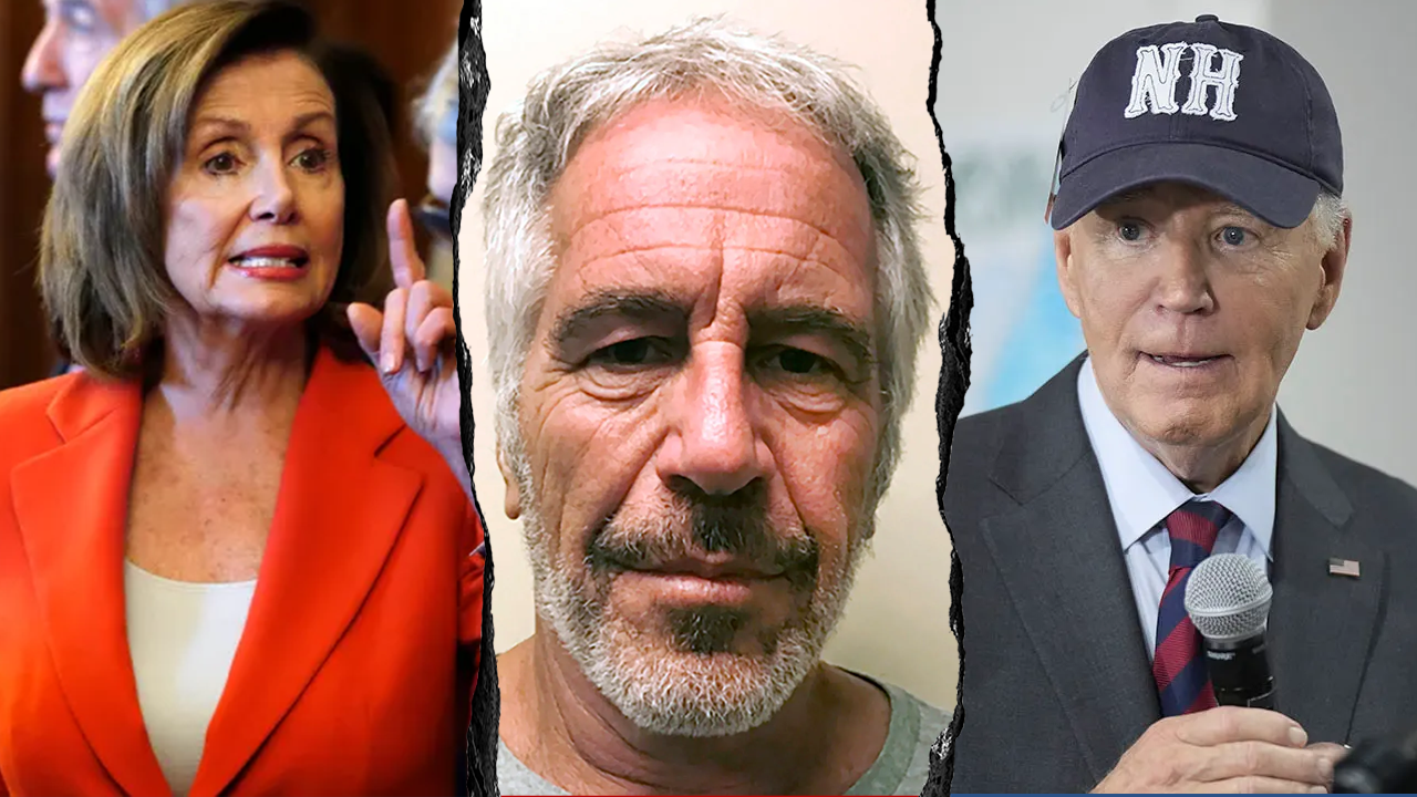 Nancy Pelosi doesn't explain why Biden didn't make the Epstein files public.