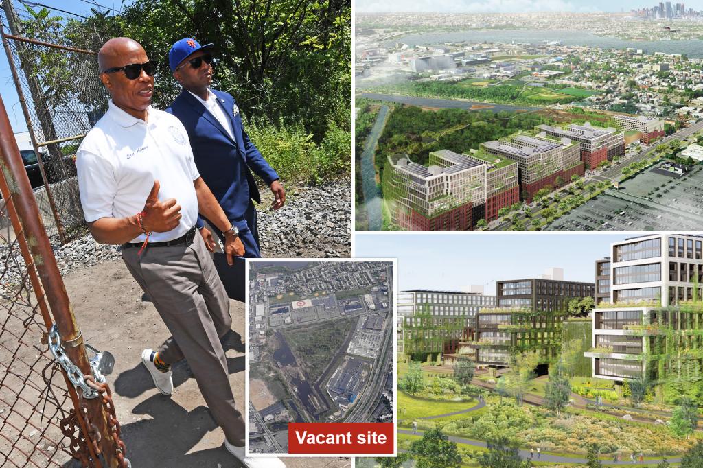 Neglected New York airport to welcome 3,000 new homes, Eric Adams reveals at the start of 'housing week'