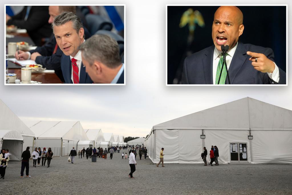 New Jersey politicians criticize Trump's plan to use a military base for housing migrant detainees.