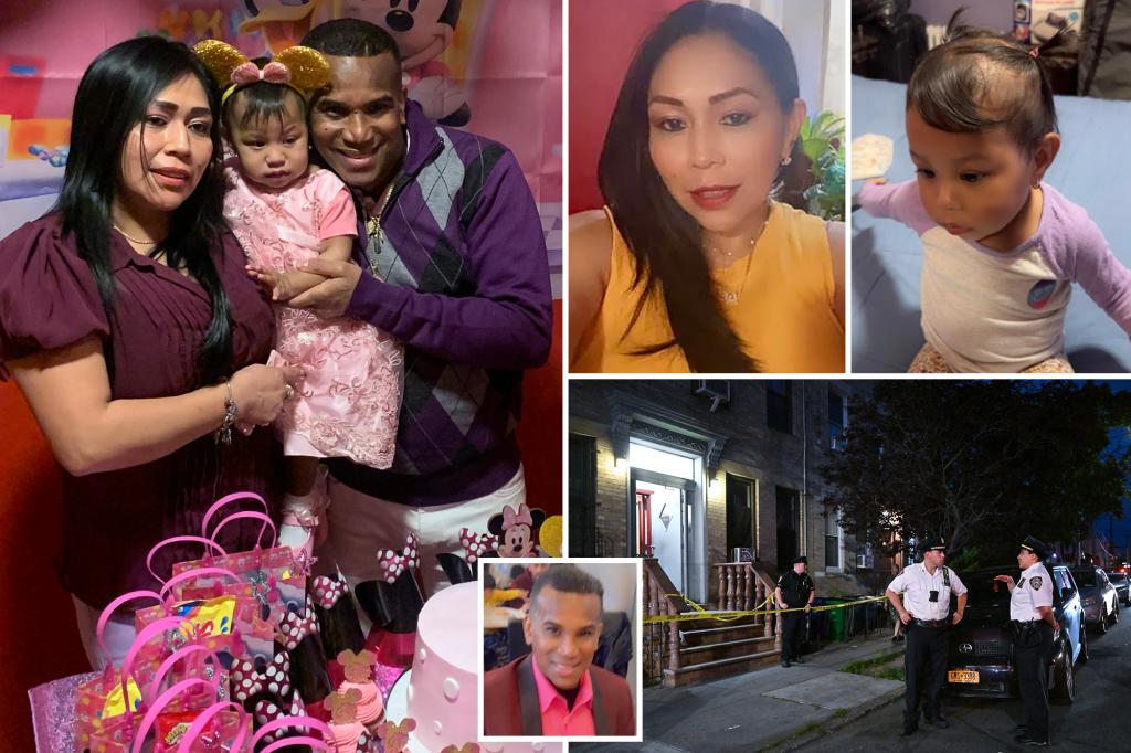 New York City father charged with murder after fatally stabbing wife and 2-year-old daughter