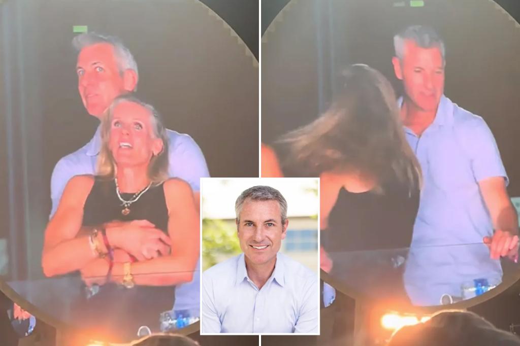 New footage shows Astronomer CEO Andy Byron caught embracing HR chief's 'mistress' on Coldplay kiss cam