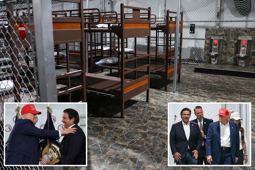 New images from inside 'Alligator Alcatraz' show grim living conditions for up to 5,000 migrants