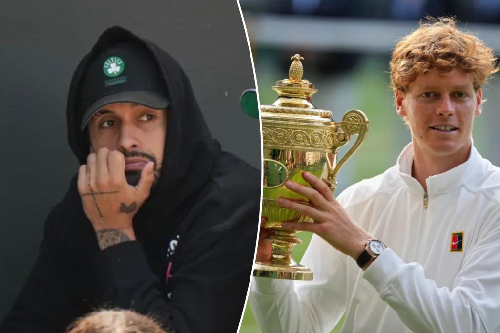 Nick Kyrgios shares a mysterious message following Jannik Sinner's victory at Wimbledon