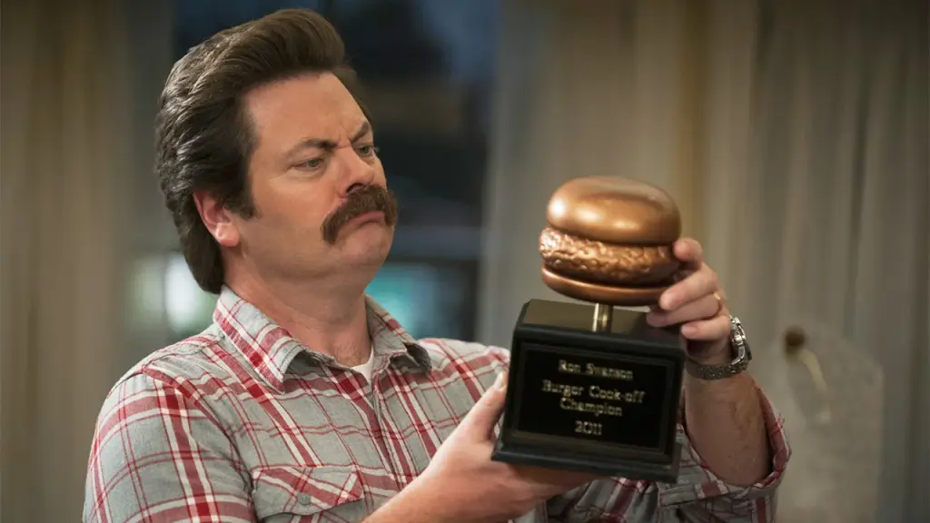 Nick Offerman states that 'foolish people' believe Ron Swanson would back Trump.