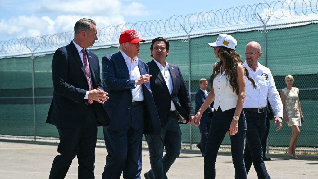 Noem advises migrants to leave voluntarily or face detention in 'Alligator Alcatraz' during Trump's visit