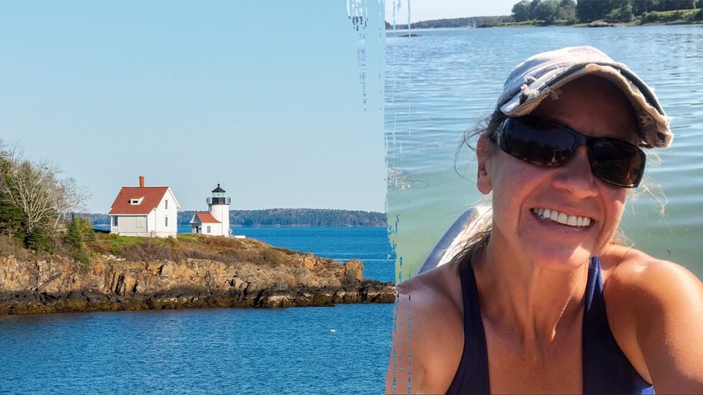 Officials call for calm following the discovery of a murdered paddleboarder in a Maine community.