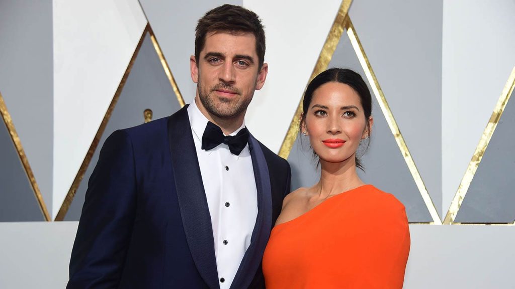 Olivia Munn responds to speculation regarding her role in the divide within Aaron Rodgers' family.