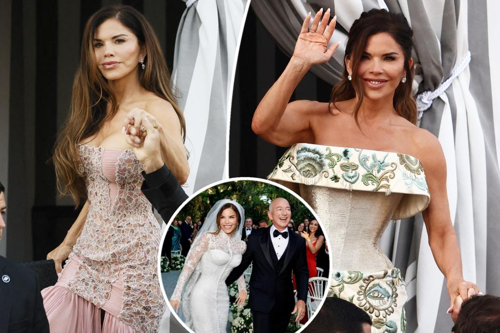 One of Lauren Sánchez's wedding gowns might have gone missing after her marriage to Jeff Bezos.